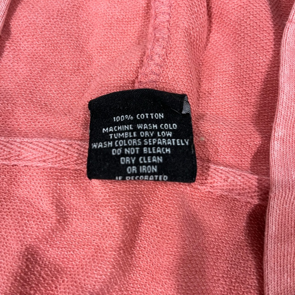 Coral colored Pullover Hoodie from Jackson Hole, Wyoming - Picture 3 of 6